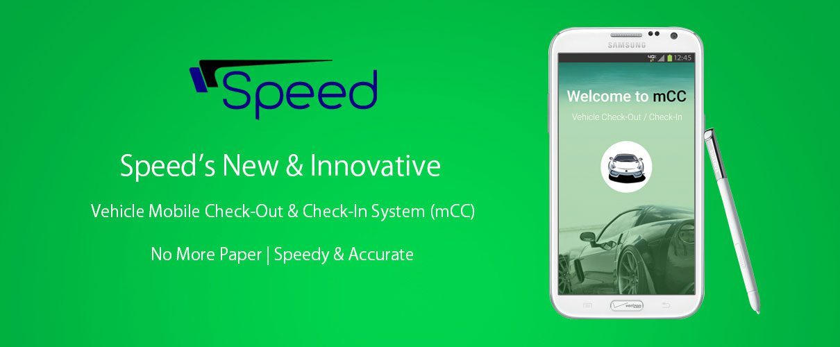 Speed mCC-mobile-check-out-&-check-in
