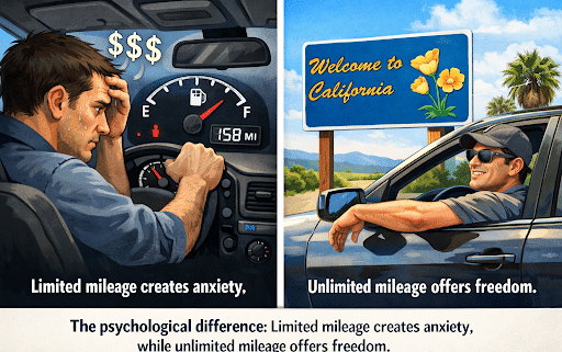 unlimited miles car rental